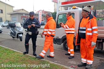 I locali andati a fuoco nella palazzina al Carmine