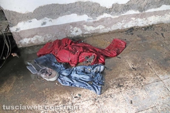 I locali andati a fuoco nella palazzina al Carmine