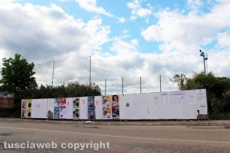 Viterbo - Pilastro - Manifesti elettorali