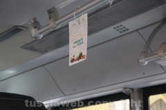 Il bus allestito per il progetto