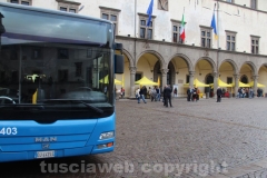Il bus allestito per il progetto