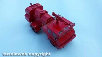 I modellini dei mezzi dei vigili del fuoco di Valter Favilla
