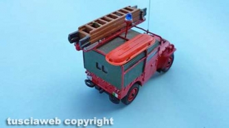 I modellini dei mezzi dei vigili del fuoco di Valter Favilla