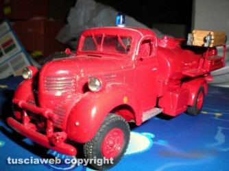 I modellini dei mezzi dei vigili del fuoco di Valter Favilla