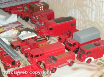 I modellini dei mezzi dei vigili del fuoco di Valter Favilla