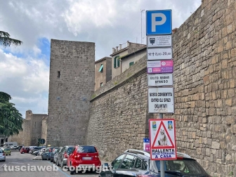 Viterbo - Il parcheggio di porta Romana