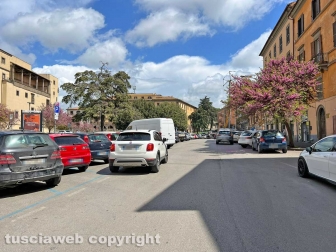 Viterbo - Il parcheggio di piazza della Rocca