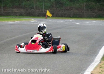 I piloti Motogp coi kart al circuito di Viterbo