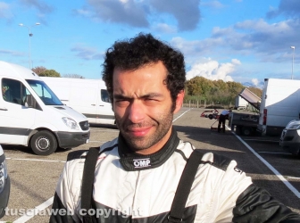 I piloti Motogp coi kart al circuito di Viterbo
