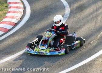 I piloti Motogp coi kart al circuito di Viterbo