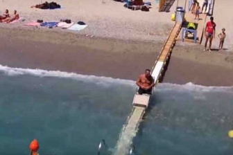 Tarquinia - I progetti per il lido - Lo stabilimento balneare