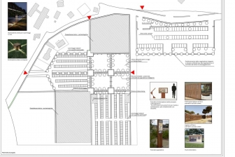 Tarquinia - I progetti per il lido - L'area parcheggio