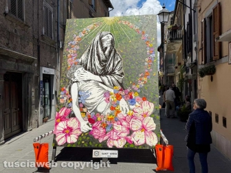 Acquapendente - I Pugnaloni - Gruppo Sant’Anna esposto in via Marconi