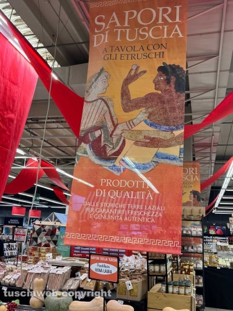 Viterbo - I "Sapori della Tuscia" allo Spazio Conad