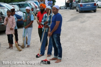 I sikh invadono Viterbo