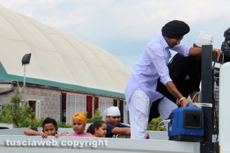 I sikh invadono Viterbo