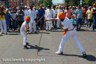 I sikh invadono Viterbo