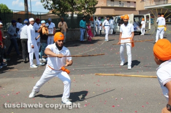 I sikh invadono Viterbo
