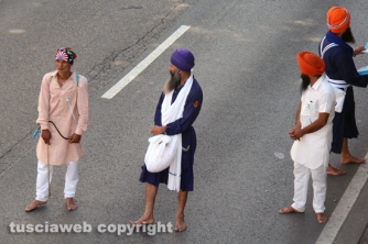 I sikh invadono Viterbo