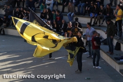 Calcio -  Viterbese - I tifosi festeggiano la serie D