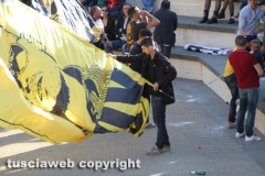 Calcio -  Viterbese - I tifosi festeggiano la serie D