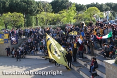 Calcio -  Viterbese - I tifosi festeggiano la serie D