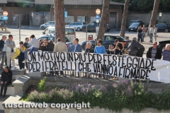 Calcio -  Viterbese - I tifosi festeggiano la serie D