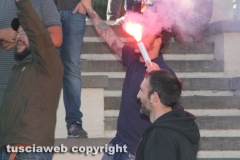 Calcio -  Viterbese - I tifosi festeggiano la serie D