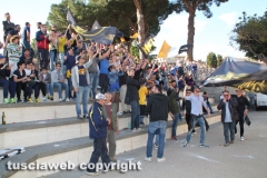 Calcio -  Viterbese - I tifosi festeggiano la serie D