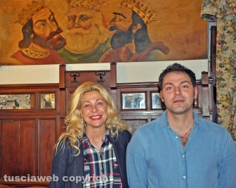 Viterbo - Ristorante I tre re - Giuliano Proietti con la madre Eleonora Di Andrea