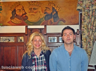 Viterbo - Ristorante I tre re - Giuliano Proietti con la madre Eleonora Di Andrea