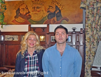 Viterbo - Ristorante I tre re - Giuliano Proietti con la madre Eleonora Di Andrea