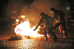 Santa Barbara - I vigili del fuoco danno spettacolo