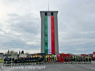 Viterbo - I Vigili del fuoco festeggiano Santa Barbara