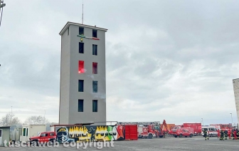Viterbo - i Vigili del fuoco festeggiano Santa Barbara
