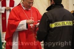 I vigili del fuoco festeggiano Santa Barbara