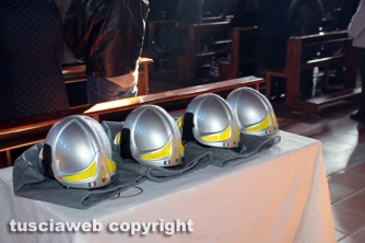 I vigili del fuoco festeggiano santa Barbara