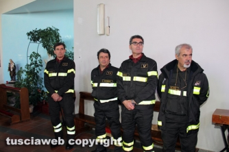I vigili del fuoco festeggiano santa Barbara