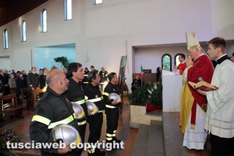 I vigili del fuoco festeggiano santa Barbara