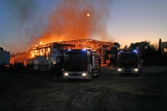 I vigili del fuoco in azione
