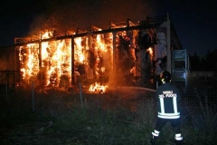 I vigili del fuoco in azione