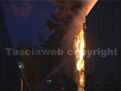 I vigili del fuoco in azione