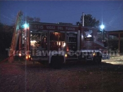 I vigili del fuoco in azione
