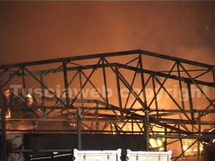 I vigili del fuoco in azione