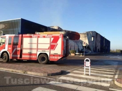 I vigili del fuoco in azione