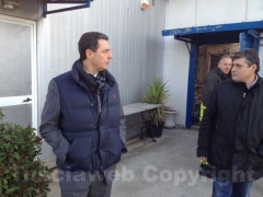 Il sindaco Marini con Muroni