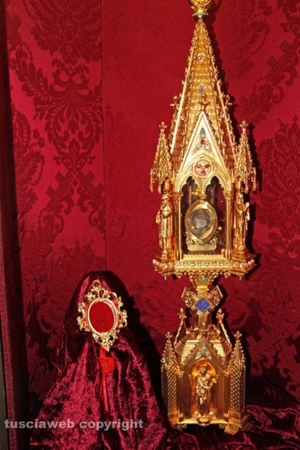 Viterbo - I vinaccioli trovati nel corpo di S. Rosa