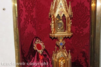 Viterbo - I vinaccioli trovati nel corpo di S. Rosa