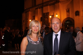 Santa Rosa 2015 - Il capo della squadra mobile Zampaglione e la moglie Alessandra Spanata