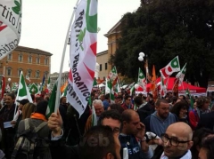 I viterbesi del Pd a piazza San Giovanni a Roma